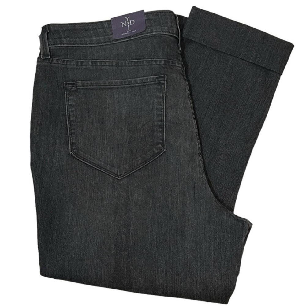 NYDJ Black Stretch Denim Crop
Ankle Jeans